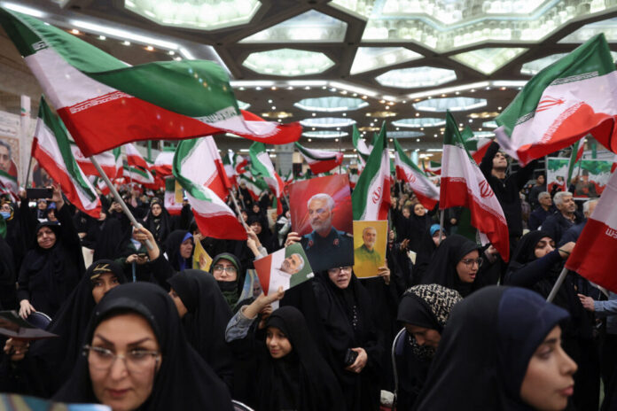 Ceremony to mark the sixth anniversary of the killing of senior Iranian military commander General Qassem Soleimani in a U.S. attack, in Tehran